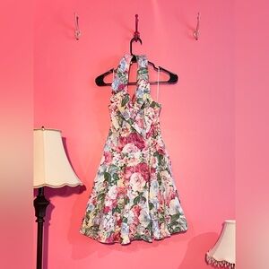 Vintage 80s Floral Dress